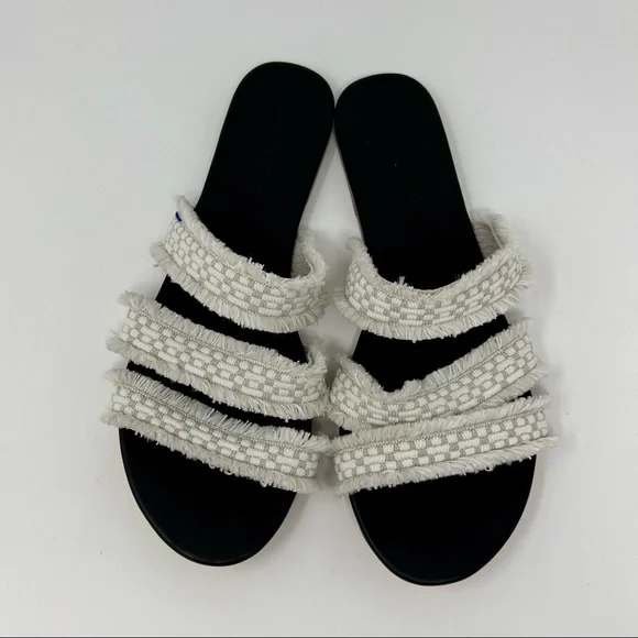 Rothy’s | Sea Shell Fringe, Triple Band Sandal - EUC - Picture 5 of 7